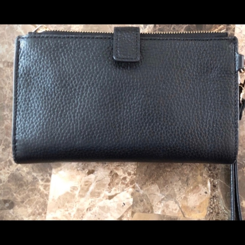 Black Michael Kors wallet wristlet